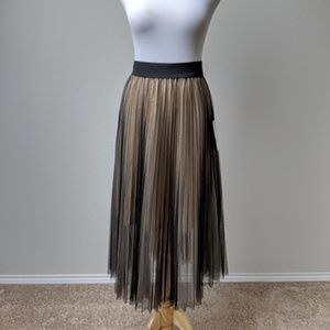 Black and Beige Skirt
